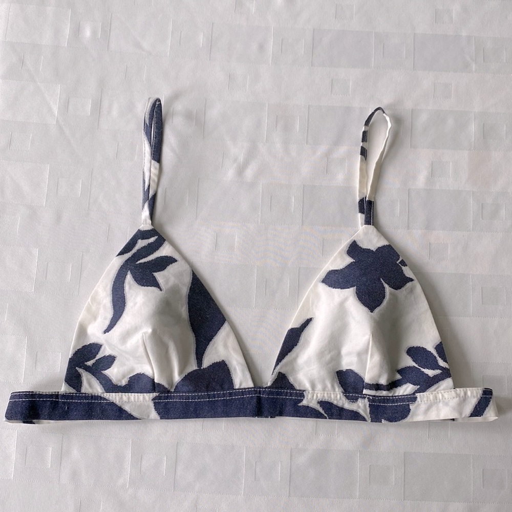 Milly cabana triangle bralette top size Small